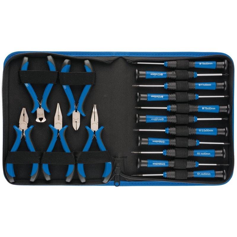 Draper Precision Pliers And Screwdriver Set (16 Piece) - PSP16
