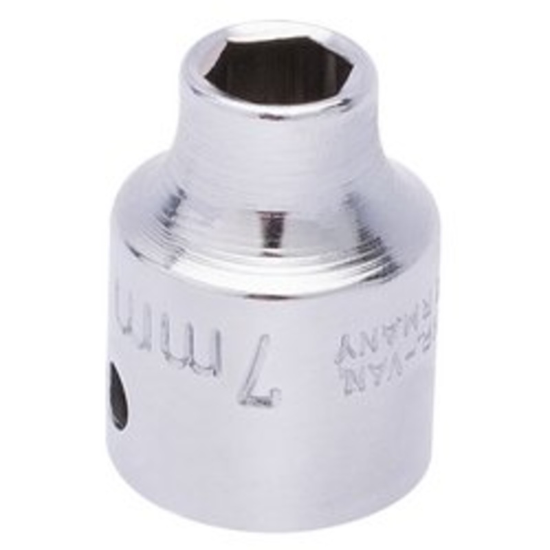 Draper Elora Bi-Hexagon Socket, 3/8" Sq. Dr., 7mm - 871-M 7