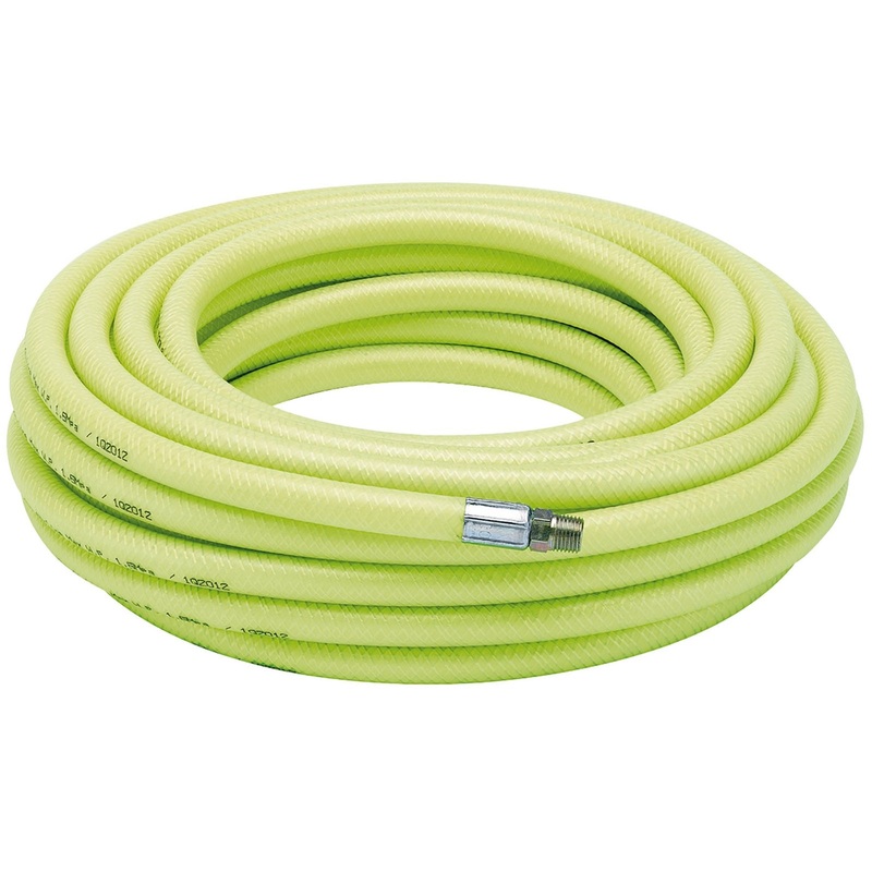 Draper High-Vis Air Line Hose, 15.2M, 8mm Bore, 1/4" Bsp - 4319HV