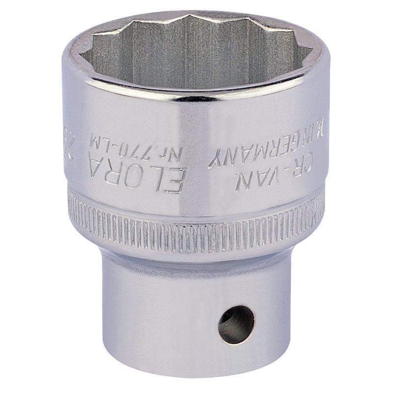 Draper Elora Bi-Hexagon Socket, 1/2" Sq. Dr., 29mm - 770-LM 29