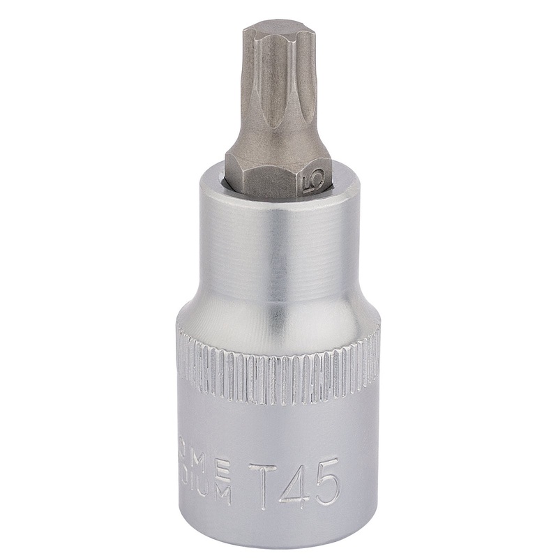 Draper Tx-Star Socket Bit, 1/2" Sq. Dr., T45 X 55mm - H-TX/B