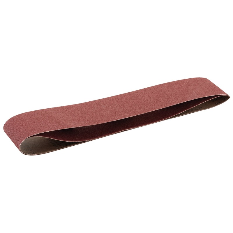 Draper Cloth Sanding Belt, 100 X 1220mm, 80 Grit (Pack Of 2) - SB1001220