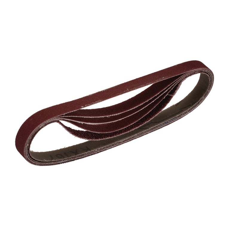 Draper Cloth Sanding Belt, 13 X 457mm, Assorted Grit (Pack Of 5) - SB13457