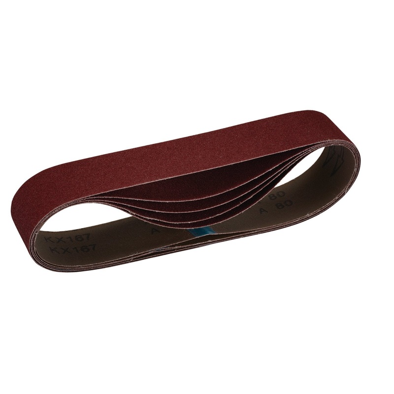 Draper Cloth Sanding Belt, 50 X 686mm, 80 Grit (Pack Of 5) - SB50686