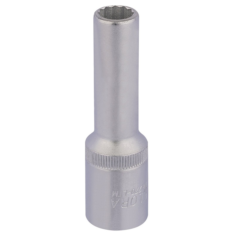 Draper Elora Deep Bi-Hexagon Socket, 1/2" Sq. Dr., 11mm - 770-LT 11