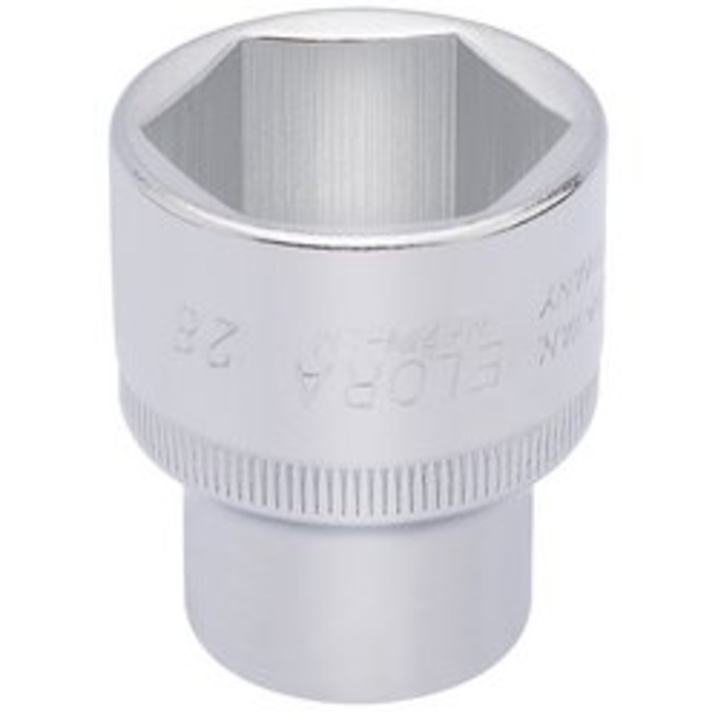 Draper Elora Hexagon Socket, 1/2" Sq. Dr., 28mm - 771-LM 28
