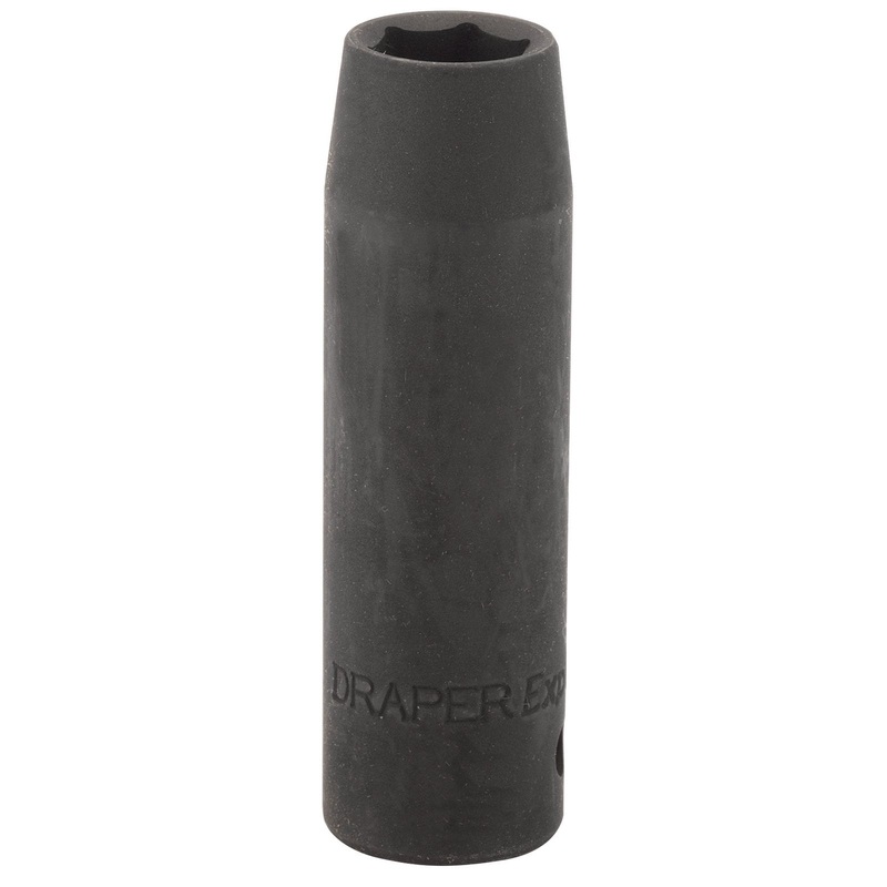 Draper Expert Hi-Torq Deep Impact Socket, 1/2" Sq. Dr., 14mm - 410D-MM