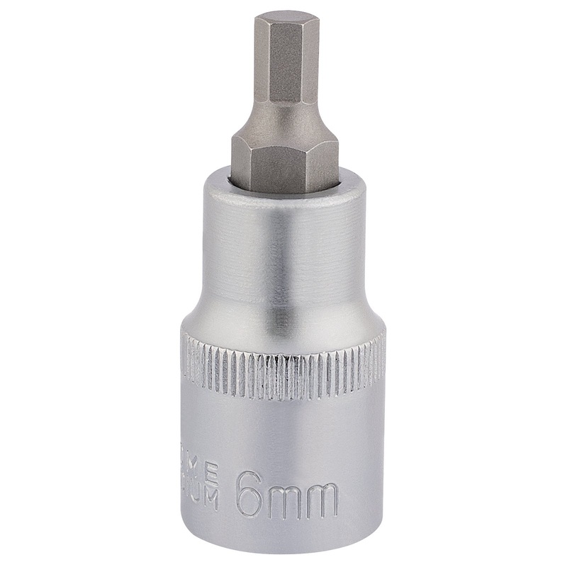 Draper Hexagonal Socket Bits, 1/2" Sq. Dr., 6mm - H-HEX/B