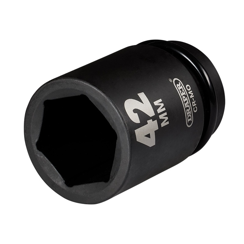 Draper Hi-Torq Deep Impact Socket, 1" Sq. Dr., 42mm - 425D-MM
