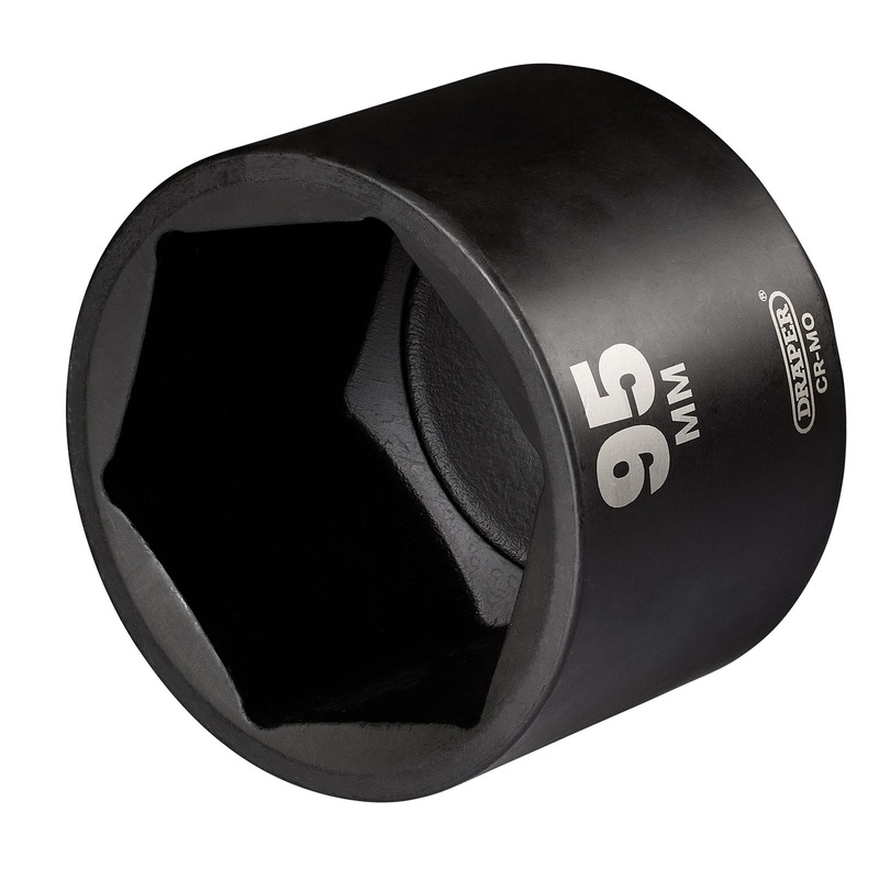 Draper Hi-Torq Deep Impact Socket, 1" Sq. Dr., 95mm - 425D-MM
