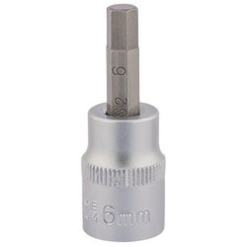 Draper Socket With Hexagonal Bit, 3/8" Sq. Dr., 6mm - D-HEX/B