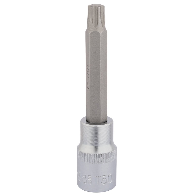 Draper Tx-Star Socket Bit, 1/2" Sq. Dr., T50 X 100mm - H-TX/B