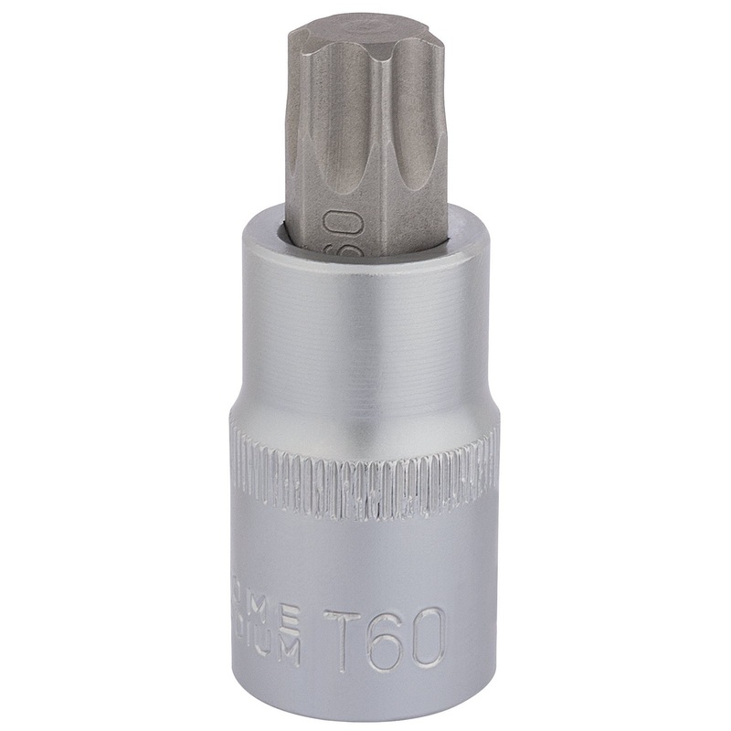 Draper Tx-Star Socket Bit, 1/2" Sq. Dr., T60 X 55mm - H-TX/B