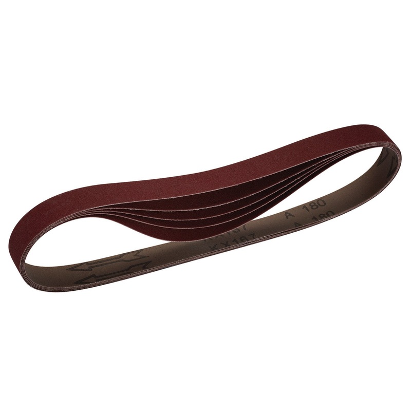 Draper Cloth Sanding Belt, 25 X 762mm, 40 Grit (Pack Of 5) - SB25762