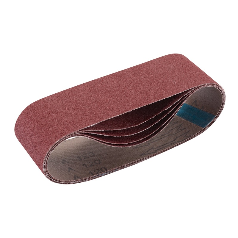 Draper Cloth Sanding Belt, 75 X 533mm, 120 Grit (Pack Of 5) - SB75533