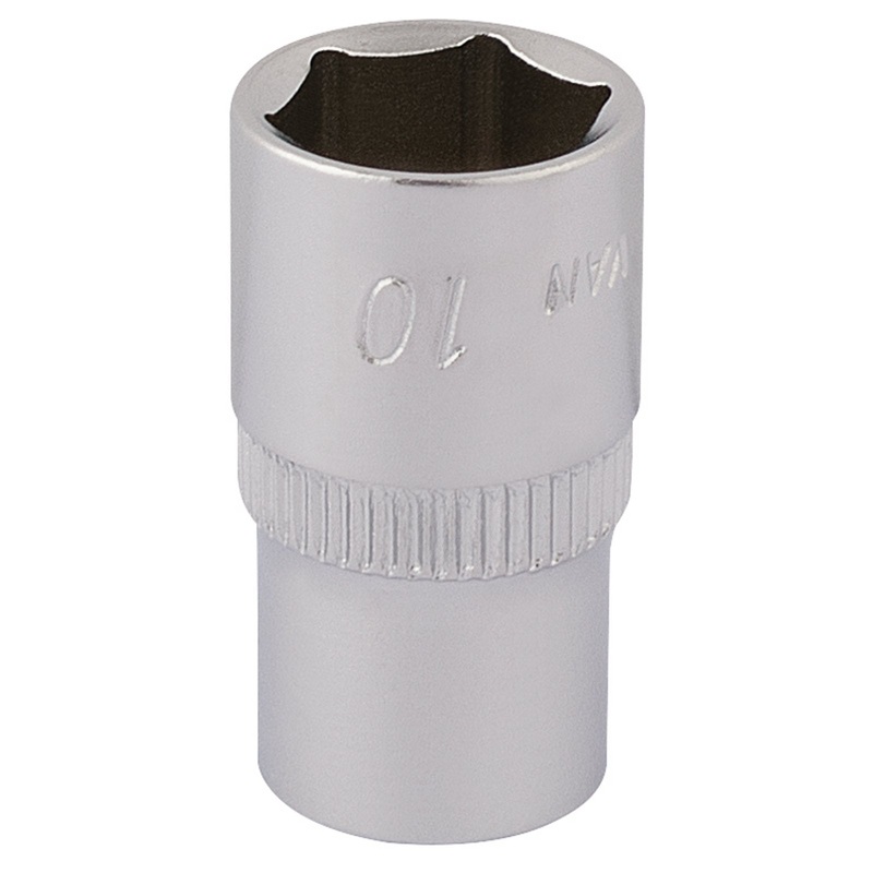 Draper Elora Hexagon Socket, 1/4" Sq. Dr., 10mm - 1455-M 10