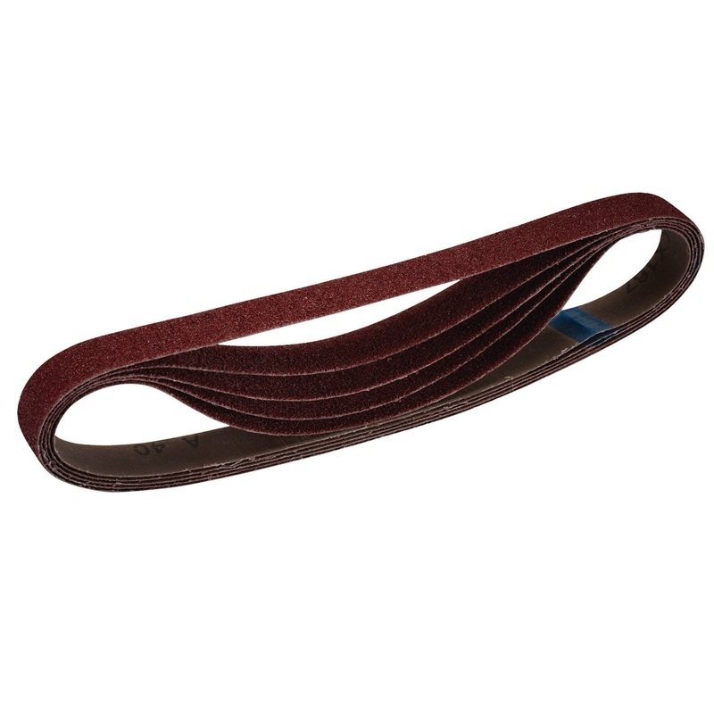 Draper Cloth Sanding Belt, 25 X 762mm, 180 Grit (Pack Of 5) - SB25762