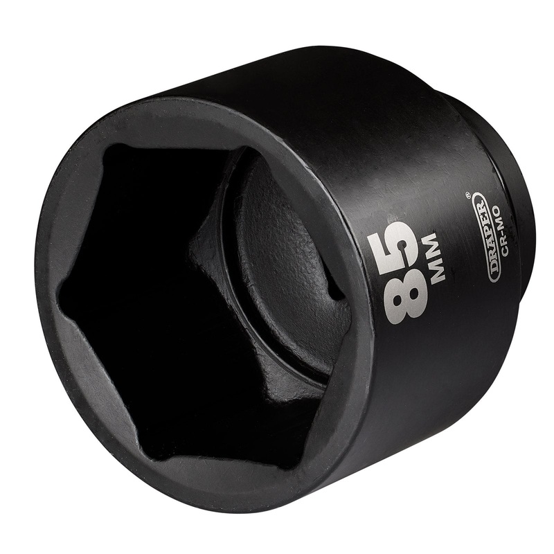 Draper Hi-Torq Deep Impact Socket, 1" Sq. Dr., 85mm - 425D-MM