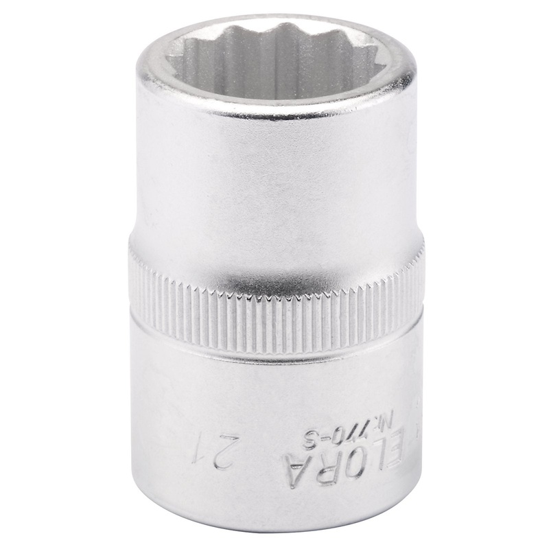 Draper Elora Bi-Hexagon Socket, 3/4" Sq. Dr., 21mm - 770-S 21
