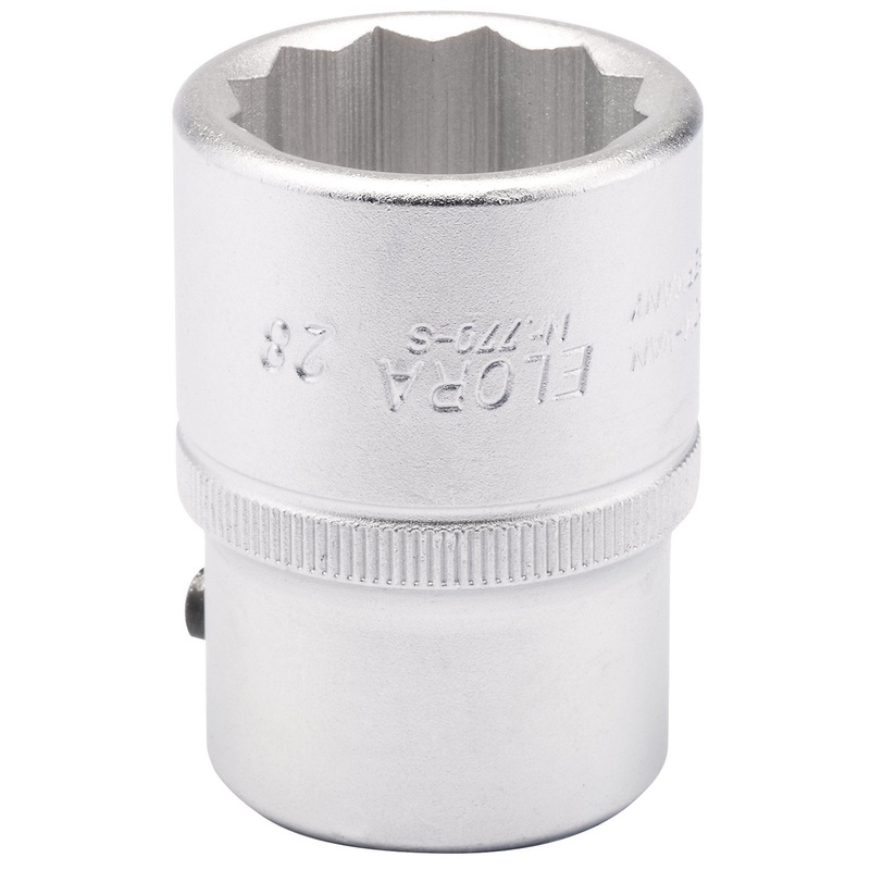 Draper Elora Bi-Hexagon Socket, 3/4" Sq. Dr., 28mm - 770-S 28