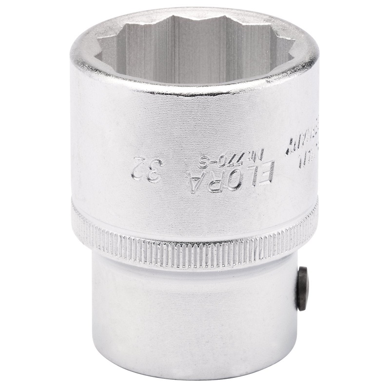 Draper Elora Bi-Hexagon Socket, 3/4" Sq. Dr., 32mm - 770-S 32