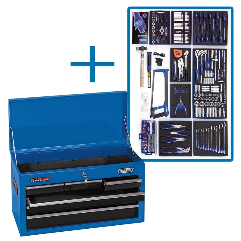 Draper Workshop Engineers Tool Kit - DTKBLUEWEK