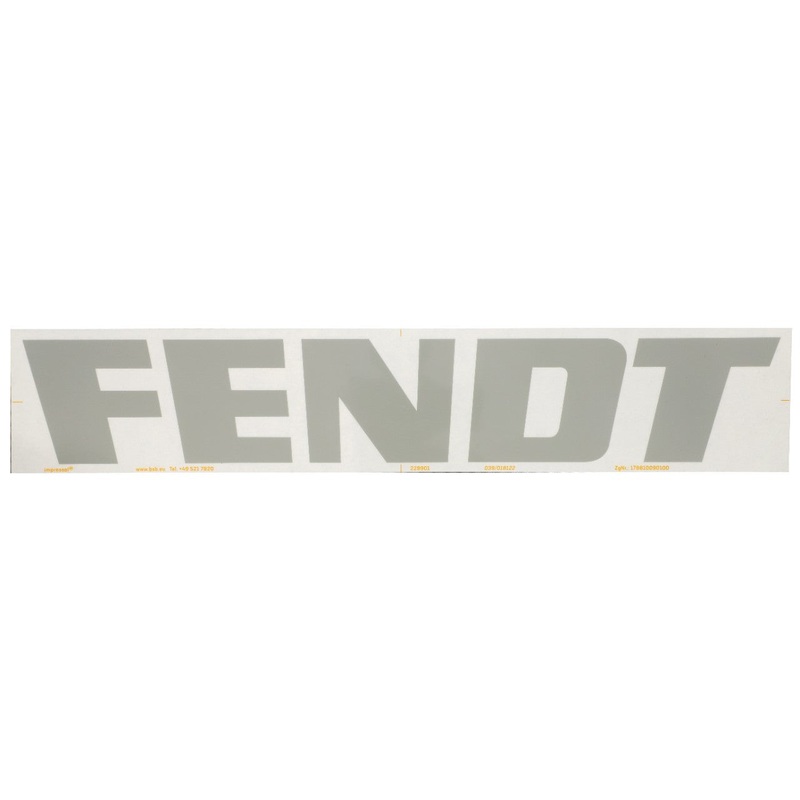 AGCO | Decal, Fendt - 178810090100