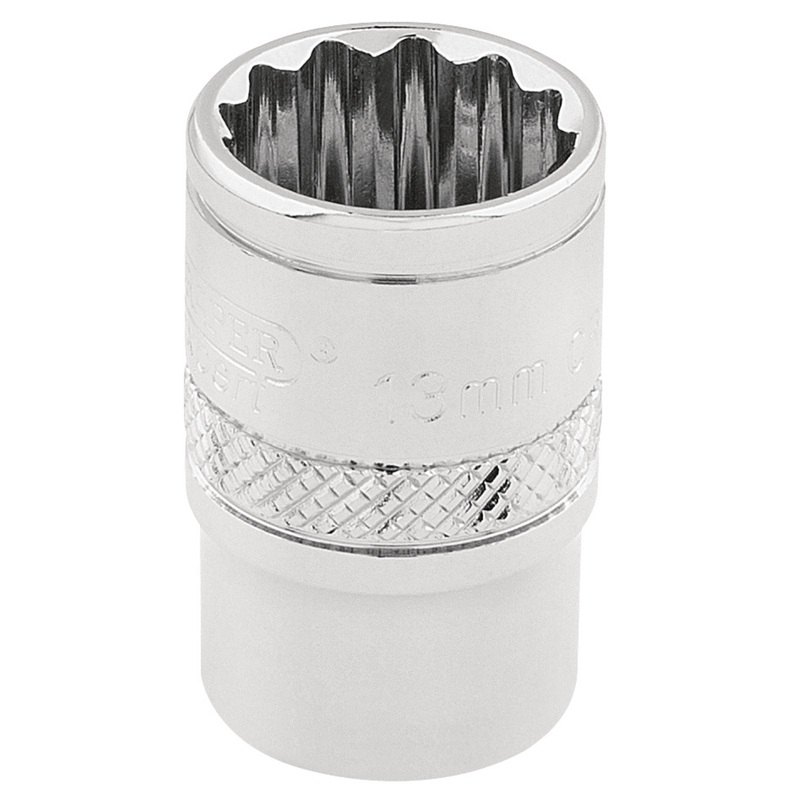Draper Hi-Torq 12 Point Socket, 3/8" Sq. Dr., 13mm - D-MM/B