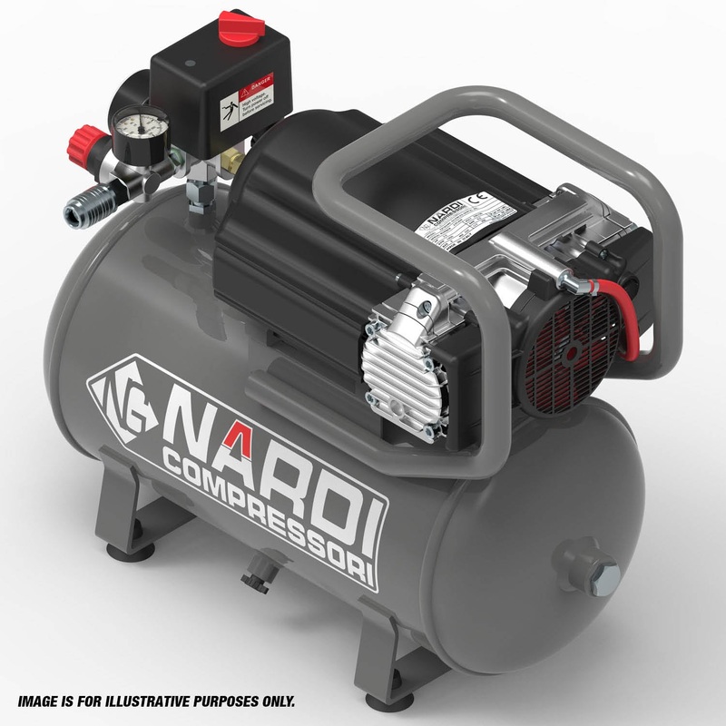 NARDI ESPRIT 0.75HP 15ltr Compressor  Oil-Free, Portable | SIP-ESP15604