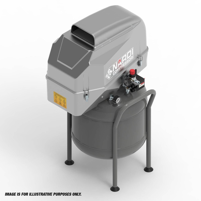 NARDI EXTREME 2 200HP 50ltr Silenced Compressor  Oil-Free, Italian | SIP-EXTS50204