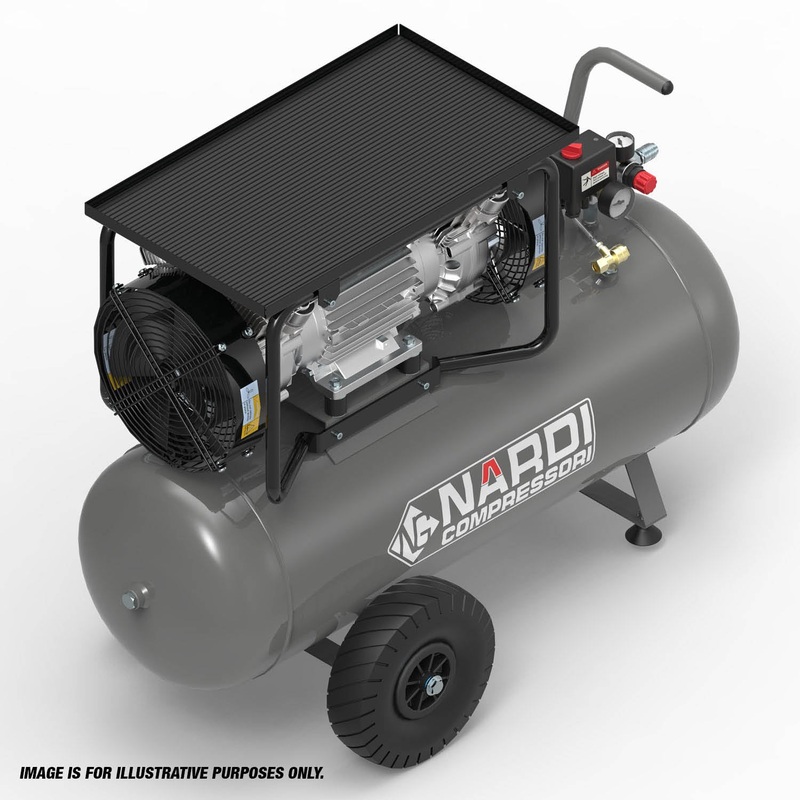 NARDI EXTREME 4 300HP 90ltr Compressor  Oil-Free, Portable | SIP-EXT90304