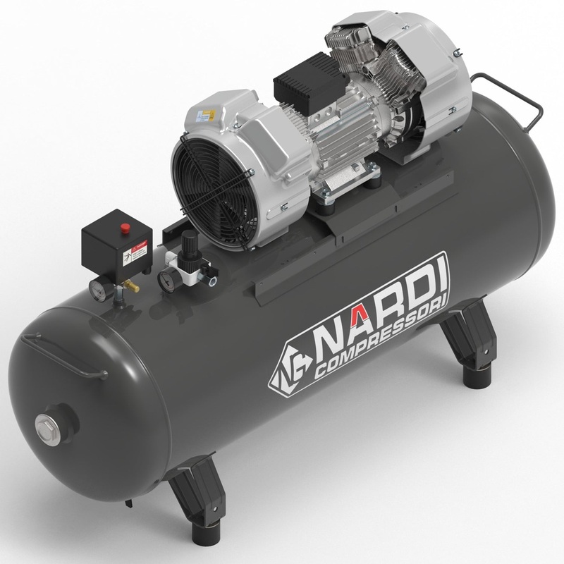 NARDI EXTREME MP 250HP 200ltr Compressor  Oil-Free, Industrial | SIP-EXTMP20025