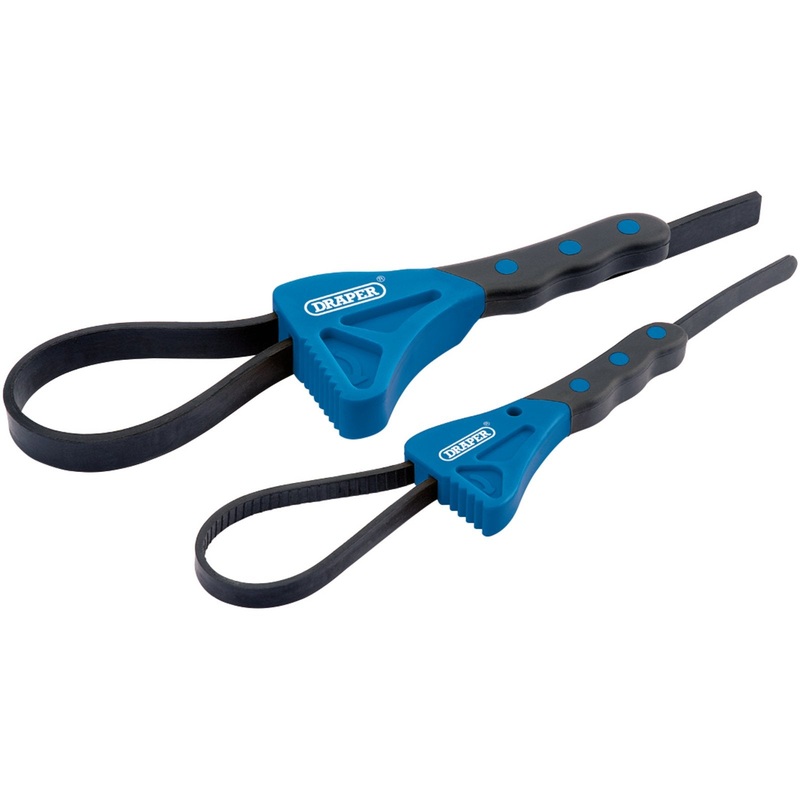 Draper Soft Grip Strap Wrench Set (2 Piece) - SWR2