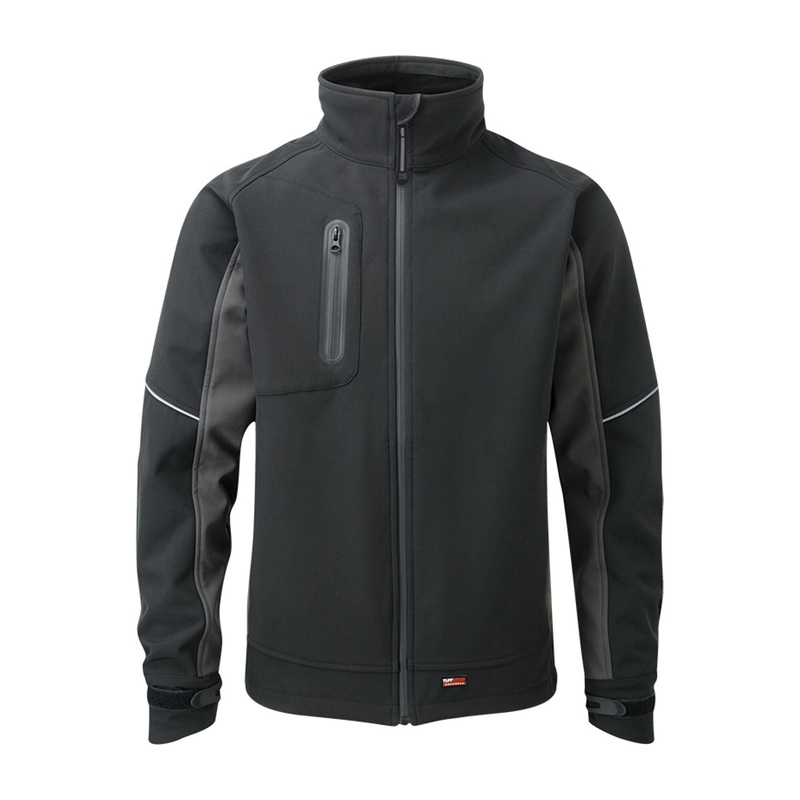 TuffStuff Stanton Softshell Jacket  Waterproof, Windproof & Breathable | Black/Grey