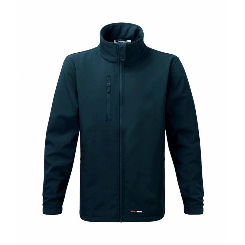 Fort Selkirk Softshell Jacket Navy  Waterproof, Windproof, Breathable & Fleece-Lined Outerwear