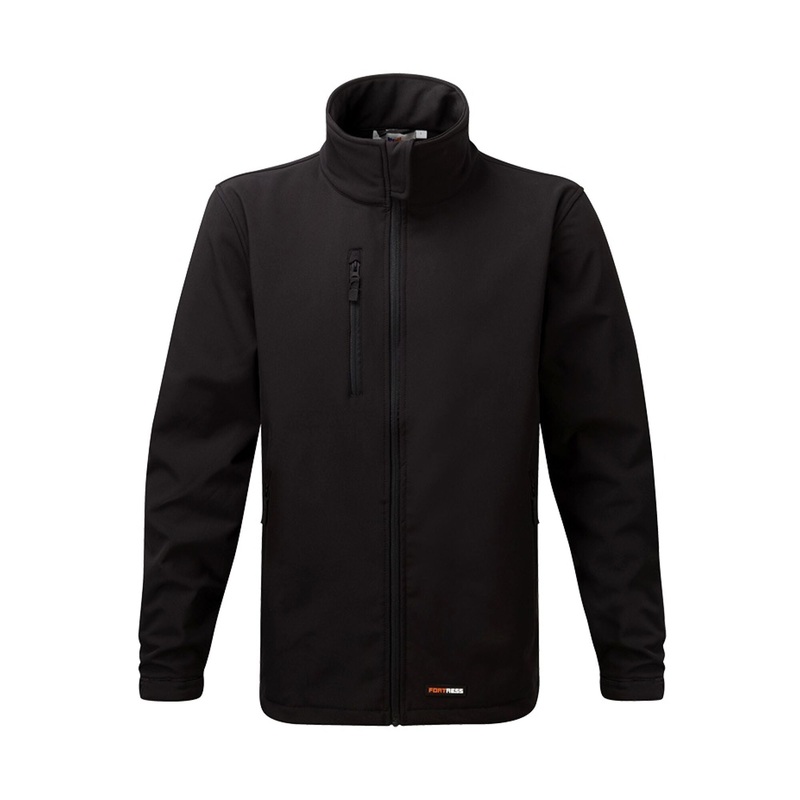 Fort Selkirk Softshell Jacket  Waterproof, Windproof, Fleece Lined & Adjustable Cuffs | Black