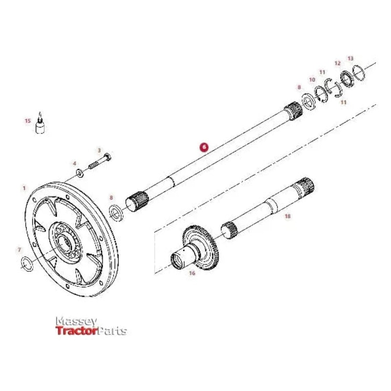 Fendt - Drive Shaft - 835100420021