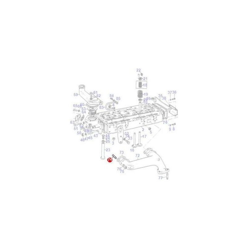Massey Ferguson - Stud Exhaust Manifold - 731326M1