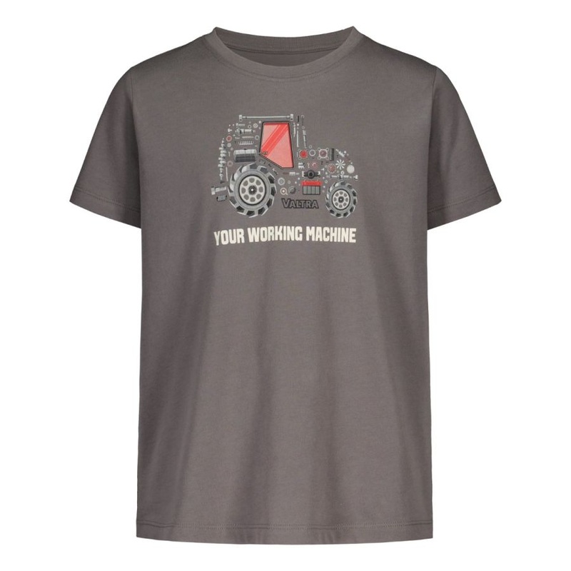 Valtra Kids' T-Shirt  Fun Tractor Print, 100% Organic Cotton | V428027