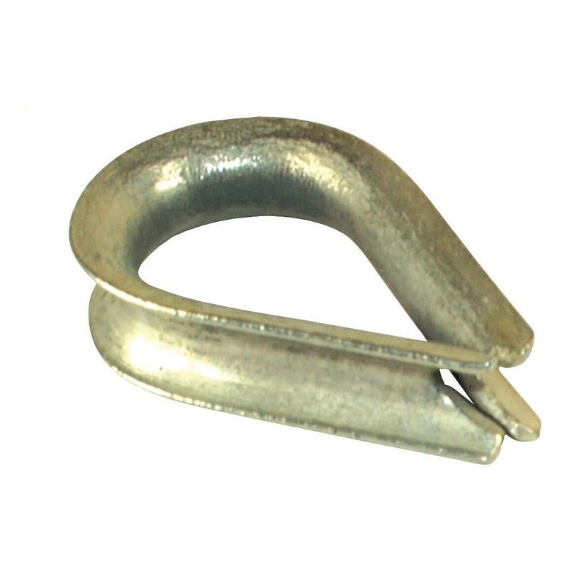 Wire Rope Thimble, Wire 6mm x 45mm | Sparex Part No.S.1391