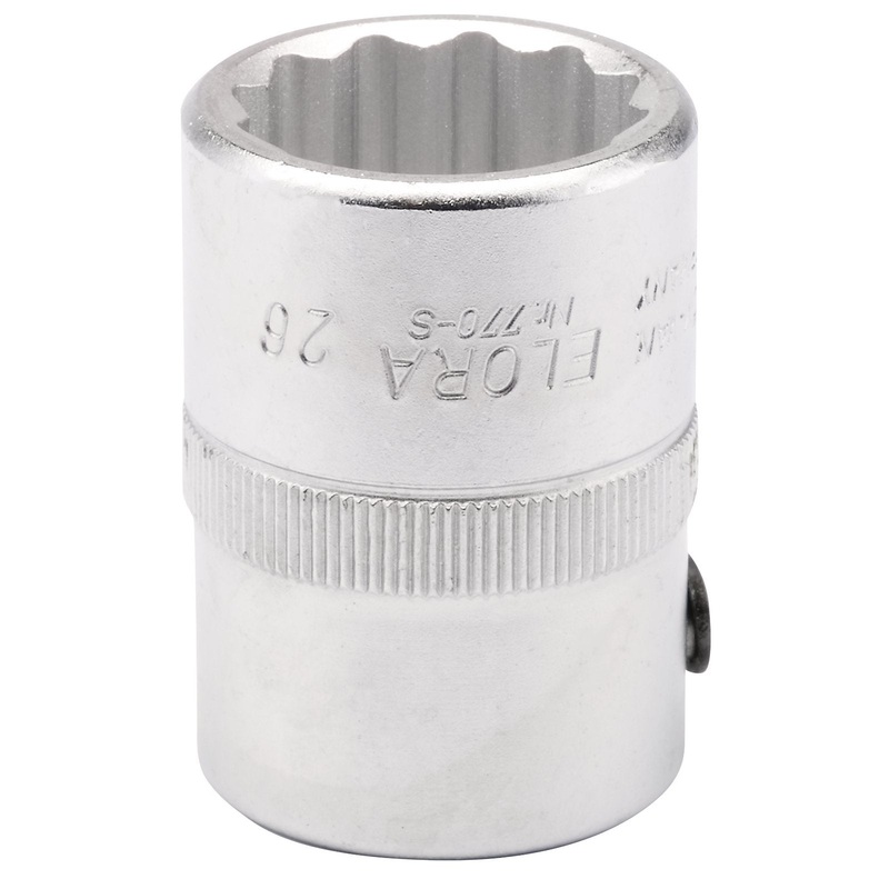 Draper Elora Bi-Hexagon Socket, 3/4" Sq. Dr., 26mm - 770-S 26