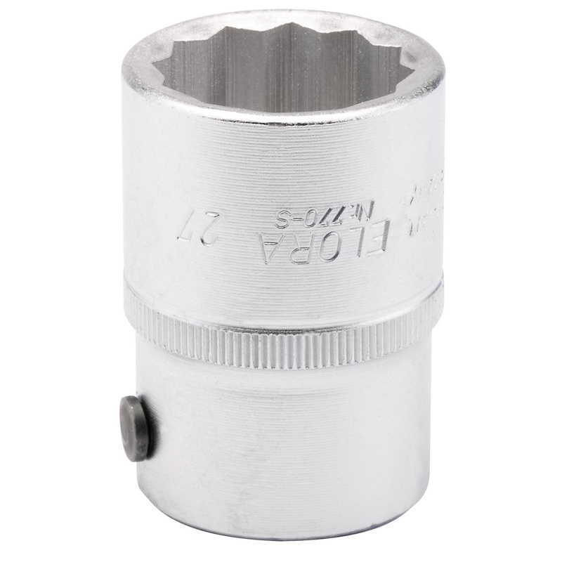 Draper Elora Bi-Hexagon Socket, 3/4" Sq. Dr., 27mm - 770-S 27