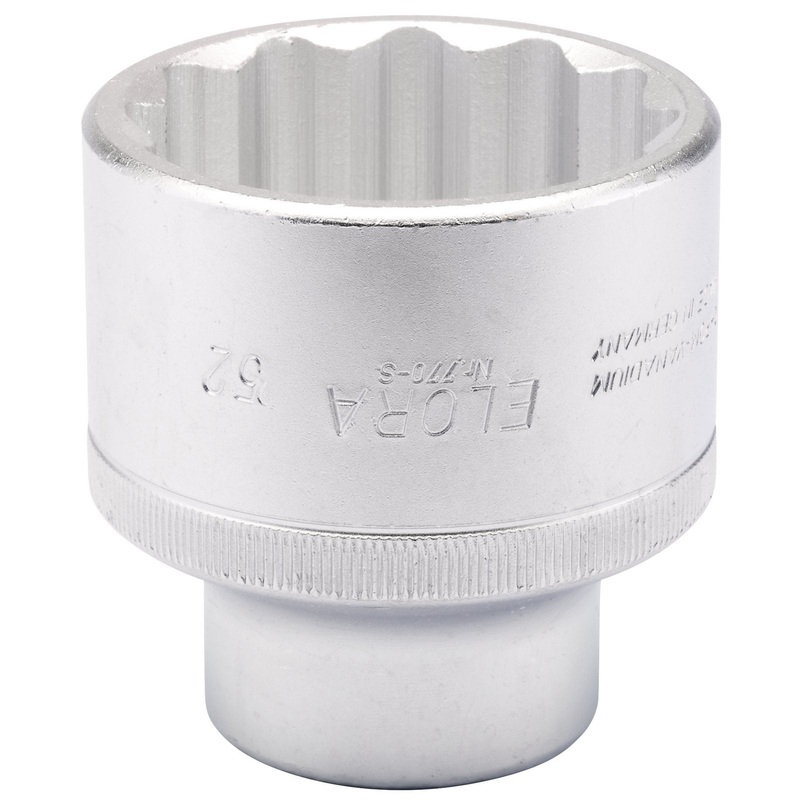 Draper Elora Bi-Hexagon Socket, 3/4" Sq. Dr., 52mm - 770-S 52