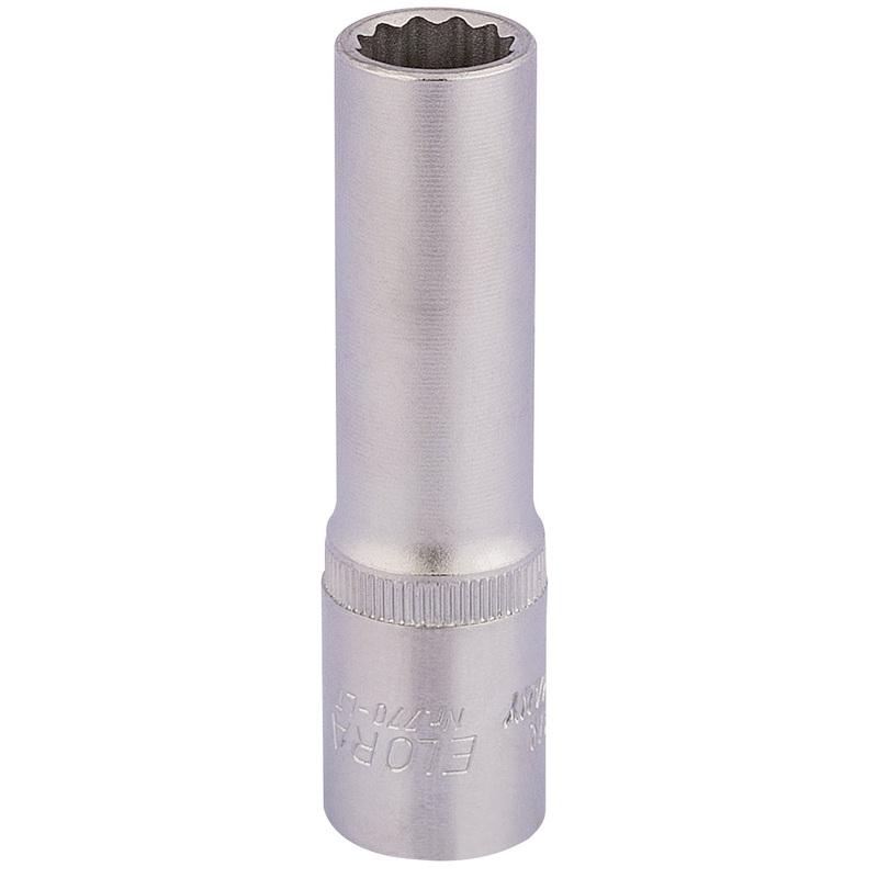 Draper Elora Deep Bi-Hexagon Socket, 1/2" Sq. Dr., 13mm - 770-LT 13