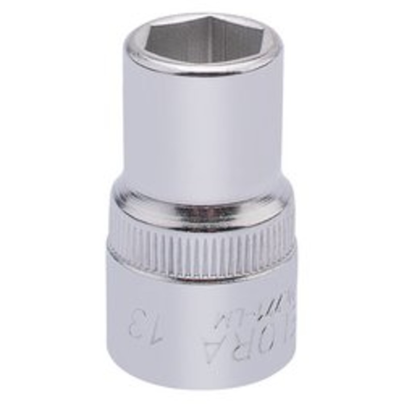 Draper Elora Hexagon Socket, 1/2" Sq. Dr., 13mm - 771-LM 13