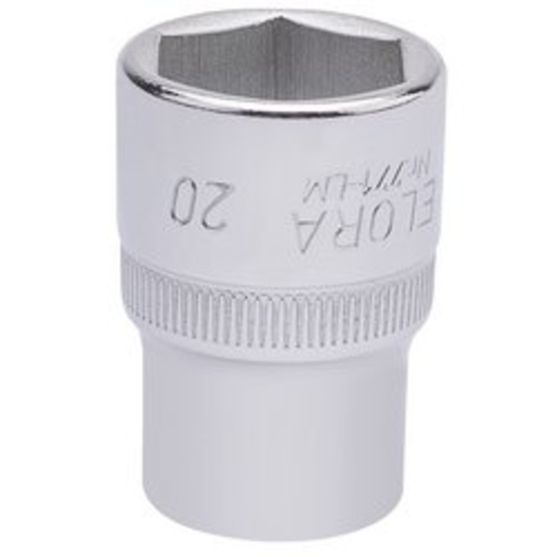 Draper Elora Hexagon Socket, 1/2" Sq. Dr., 20mm - 771-LM 20