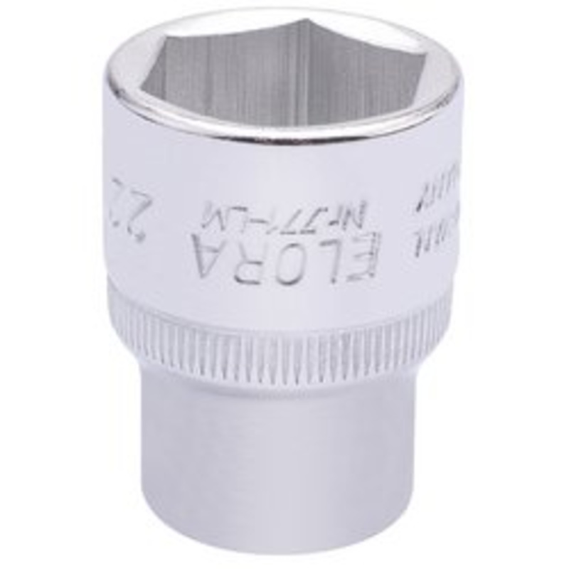 Draper Elora Hexagon Socket, 1/2" Sq. Dr., 22mm - 771-LM 22