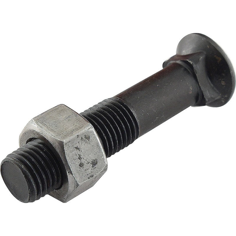 Round Countersunk Square Hex Bolt & Nut (TFCC) - 7/16'' x 64mm, Tensile strength 8.8 (25 pcs. Box) | Sparex Part No.S.78720