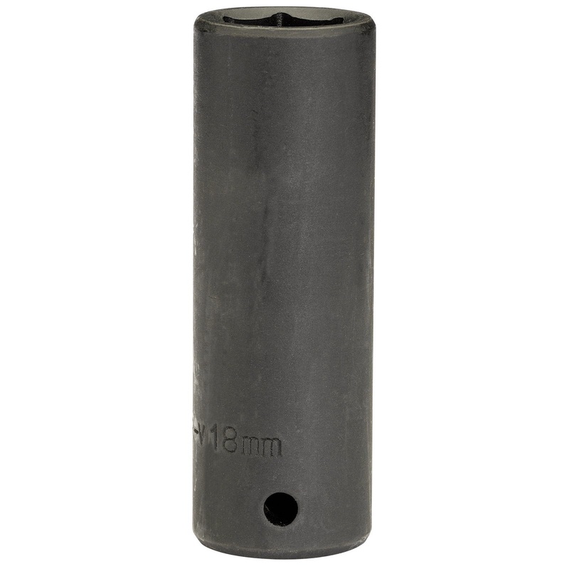 Draper Expert Hi-Torq Deep Impact Socket, 1/2" Sq. Dr., 18mm - 410D-MM
