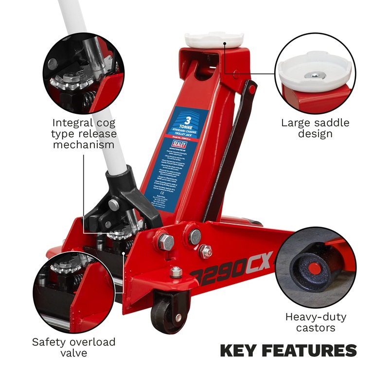 Trolley Jack 3 Tonne - 3290CX